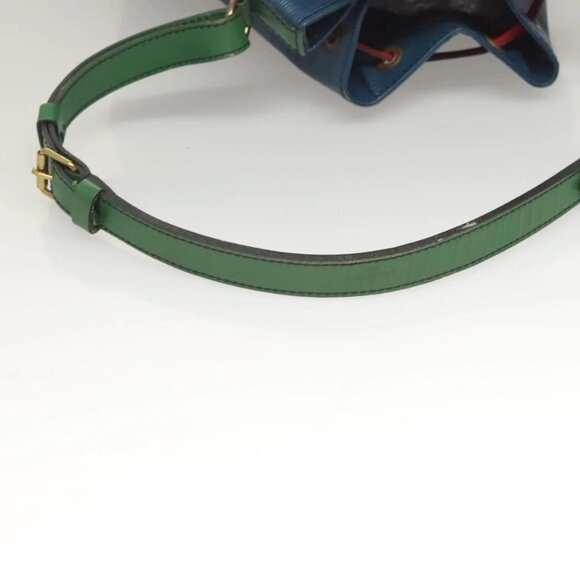 LOUIS VUITTON Epi Toriko Color Noe Bag Red Blue Green M44084 LV Auth - Picture 9 of 16